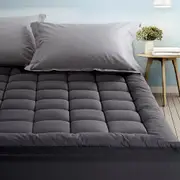 5cm Giselle Mattress Topper Pillowtop Bamboo Charcoal Double