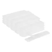 24 Sets Hook and Loop Strips with Adhesive, 1 x 4" Double-Sided Tape, White