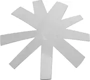 IWOWHERO Professional Nail Art Templates Stainless Steel Nail Shaper Tool Template