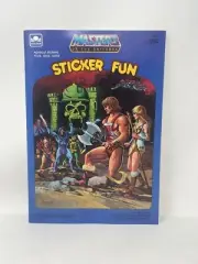 VINTAGE 1982 Witman Golden Sticker Fun Book: Masters of the Universe NEW