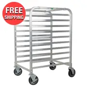 10 Pan End Load Bun Sheet Commercial Baking Pastry Bread Pan Rack Bakery Storage