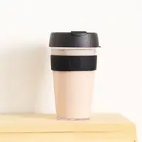 在飛比找PChome24h購物優惠-澳洲 KeepCup 隨身咖啡杯 晶透系列 L - 黑色幽默