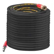 50FT Pressure Washer Hose with 3/8 Inch Quick Connect, High Tensile Wire Powe...