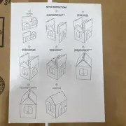 Easy Playhouse Police and Fire Station - Kids Art & Craft New Open Box