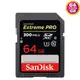 SanDisk 64GB 64G SDXC Extreme Pro 300MB/s SD V90 8K UHS-IISD SDSDXDK-064G相機記憶卡