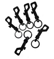 6 Pcs swivel snap Bolt Keychain clips Keychain hooks. Lightweight Durable