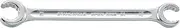 Stahlwille 24 24 X 27 Double Open End Ring Spanner 24 x 27 mm Silver