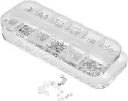 VICASKY 2 Boxes Unique Nail Art Charms with Rhinestones Pearls Creative Manicure Decorations for Stunning Nail Designs