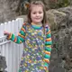 【Piccalilly】英國皮卡儷儷有機棉童裝雙面連衣裙(彩虹)