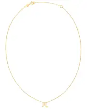 14K Italian Gold Scorpio Necklace