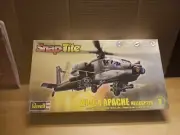 Revell SnapTite AH-64 Apache Helicopter 1:72 Scale Model Kit - New /unbuilt