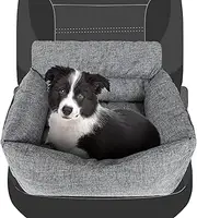 Dog Travel Car Seat - Removable Puppy Car Seat - Washable Animal Carriers for Vehicle, Waterproof Pet Carrier for Dogs, Cats