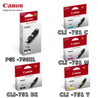 在飛比找博客來優惠-CANON PGI-750XL BK+CLI-751BK/C