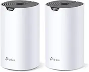 TP-Link Deco AC1900 Whole Home Mesh Wi-Fi System, Connect 100+ Devices, Seamless Roaming, Full Gigabit Ports, MU-MIMO, Parental Controls, Easy Setup, Compatible with Starlink (Deco S7(2-pack))