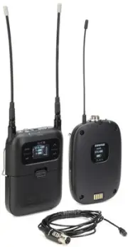 Shure SLXD15/DL4B Wireless Bodypack System with DL4B Lavalier Microphone - H55