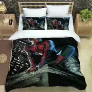 v1494 Bed Sheets Cartoon Spider-Man print Bedding Sets exquisite bed supplies set duvet cover bed comforter set bedding set luxury birthday gift 3-Pie