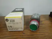 Allen Bradley 800MR-A1A2K Small Round Push Button Flush Head Green Button New