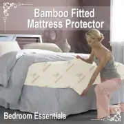 Bamboo Material Cover Fully Fitted Mattress Protector/Fitted Sheet(All Size)