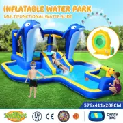 Inflatable Water Park Blow Up Slide Bouncy Sliding Jumping Climbing Splash Bounc