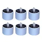 6PCS Weatherproof Solar Powered Candles Flameless Solar Candles LED Solar9331