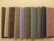 British Tweed 100% Wool Remnants Offcuts Squares Crafts 10 Pieces 9x9 inch, Made in Great Britain…