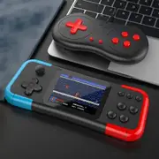 Handheld Games, Retro Games Console Built in 666 Classic Electronic Video Games Player with TV Output, Christmas Birthday Gift for Kids,Red and Blue