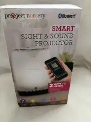 Project Nursery Sight & Sound Sleep Soother Projector With Bluetooth - New