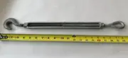 1/2" x 12" Galvanized Steel Turnbuckle Hook & Eye