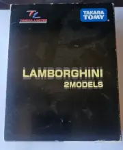 TOMICA LIMITED TWIN SET LAMBORGHINI MURCIELAGO AVENTADOR CAR NEAR MINT BOX GOOD