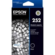 EPSON 252 ORIGINAL BLACK INK CARTRIDGE 250PG Suits WorkForce 3620 / 3640 / 7610