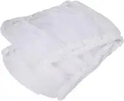 Seed Catcher, Nylon Mesh Net Cover Large Size Bird Cage Cover, for Parakeets Pet Products for Shell(White)
