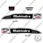 Fits Mahindra 3616 HST Decal Kit Tractor Reproduction Decals - Chrome Vinyl!