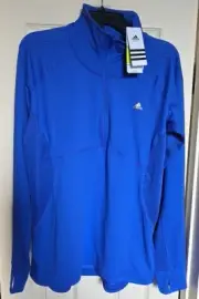 Adidas Climalite Women's 1/2 Zip Pullover Top AH6816 (Size X-LARGE) NWT MSRP $68