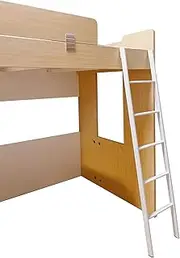 Dorm Room Home Bedroom Loft Bunk Bed Ladder Replacement, Bunks Ladder Only with Adjustable Hooks for Camper Trailers Motorhome, Floor Step Climb Ladder (Size : 1.55m) (One Color 1.