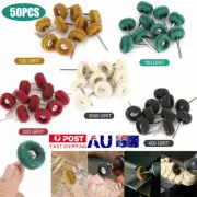 50Pcs Polishing Wheel Buffing Pad Power Tools For Dremel Rotary Tool Drill Bit