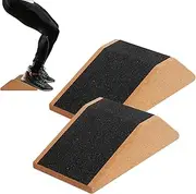 Heel Incline Board - Non-Slip Incline Board | Cork Workout Ramp for Women, Men, Adult And Teens, Home | Training Footrest for Knee Support, Strength Exercises, and Flexibility Improvement