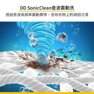 【Whirlpool 惠而浦】13公斤◆SonicClean直驅變頻直立洗衣機(VWED1301BS)