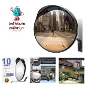 18 Inch Convex Security Mirror for Parking Assist, Adjustable Wide View Acryl...