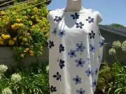 UNIQLO x Marimekko Graphic Sleeveless T-shirt Pink or Blue, Pick Color/Wmn Size