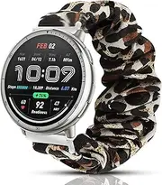 Blueshaweu 20 mm 22 mm strap compatible with Amazfit smartwatch, soft hair bands watch strap compatible with Amazfit Active 2, GTR mini, Balance, Bip 5, Bip 5 Unity, GTR 3 Pro etc., 20mm, Silicone, No