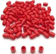 Lego 100 New Red Bricks Building Blocks Round 1 x 1 Parts