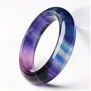 [Generic] Bangle Original Stone Hand Decoration Crafts Noble Accessories Gift Rarity Rare Exquisite Bracelet (Color : A, Size : 54-56mm)