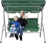 Swing Canopy Replacement Cover and Swing Cushion Cover,Waterproof 2 and 3 Seater Garden Swing Canopy Replacement, for Garden Outdoor Swing Bench