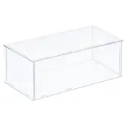 Acrylic Display Case Plastic Box Cube Storage Box Transparent 41x21x15.5cm