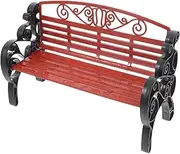 Small Bench Model Lifelike Park Bench Ornament for Home Decor Tabletop Miniature Garden