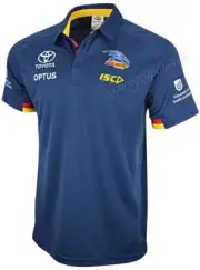 Adelaide Crows Mens AFL Media Polo Shirt Sizes S-5XL BNWT
