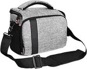 BLBMTCBCAG Waterproof Nylon Shoulder Camera Bag SLR Camera Bag Lens Pouch Bag Fit for Sony Fit for Canon Fit for Nikon B500 P900 D90 D750 D7000 Camera Protection(Dark Grey)