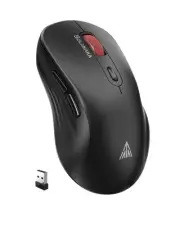 SM66 Silent Dual Mode 2.4GHz Wireless Mouse, 4800 DPI, Rechargeable, 2 Side B...