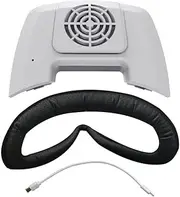 GETBSTOOP Cooling Face Pad Facial Interface Compatible with Quest 3S Accessories Soft PU Face Pad Cover Replacement Face Pad with Cooling Fan, Not fit Quest 3S