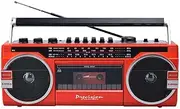 Portable Bluetooth Cassette Player AM FM Radio Red PA-4000-RED